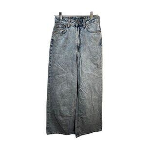 MOM Straight High‎ Waist Denim Jeans Wash Size 2